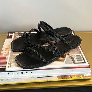 Steve Madden pyramid stud jelly slides